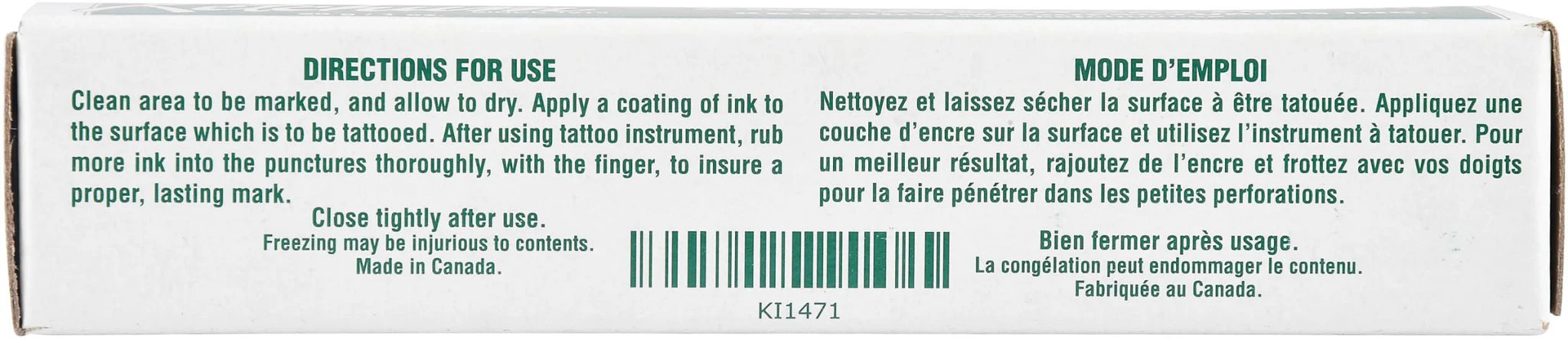 Ketchum Green Animal Tattoo Paste, 1 oz - Image 2