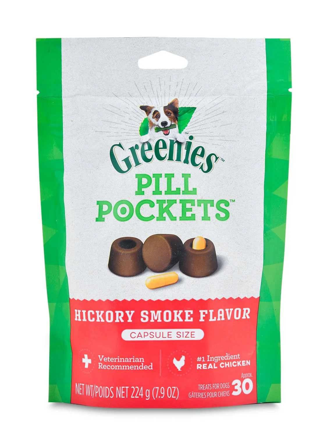 Greenies Pill Pockets for Capsules for Dogs, 30 ct