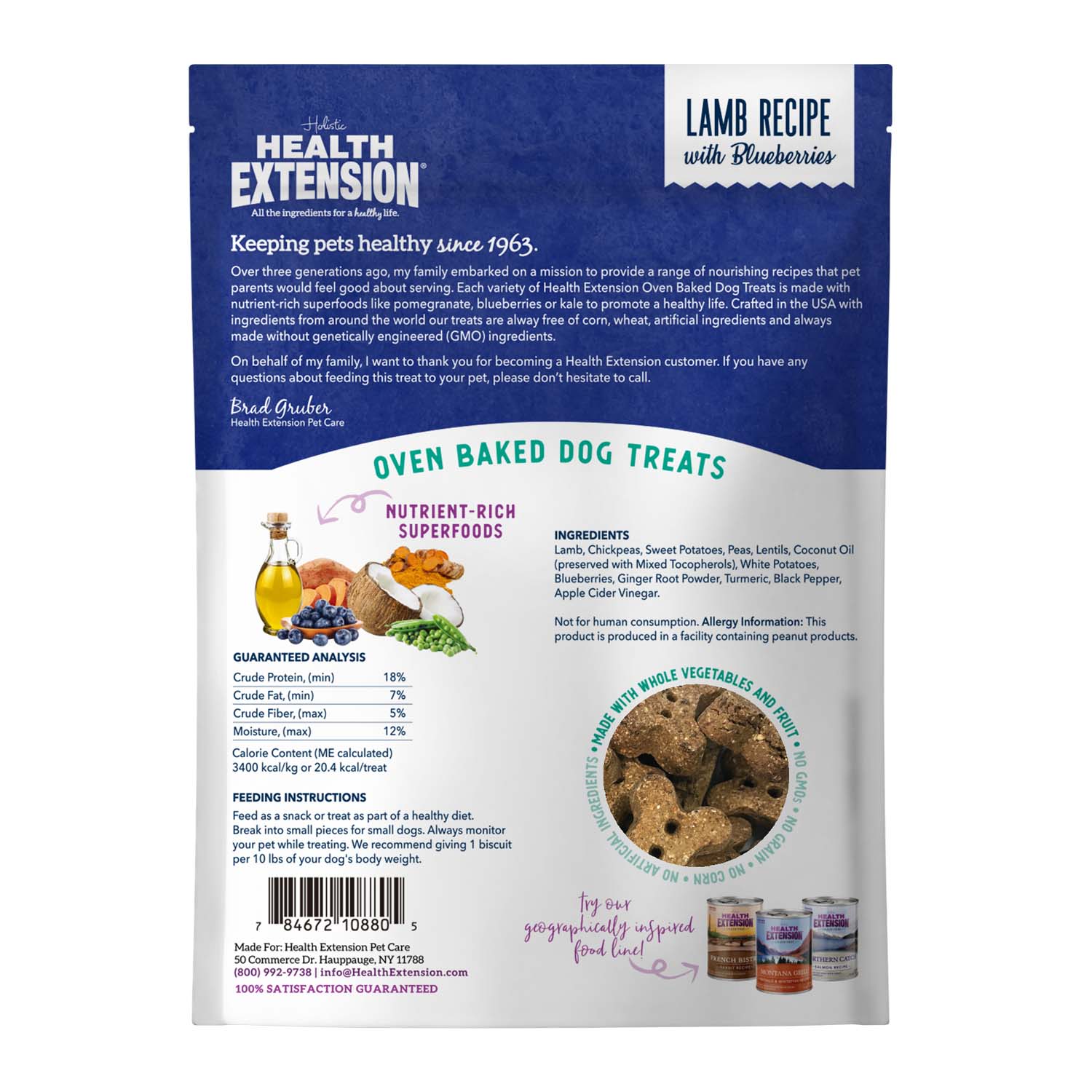 Health Extension Grain-Free Oven Baked Dog Treats, 6 oz - Image 8