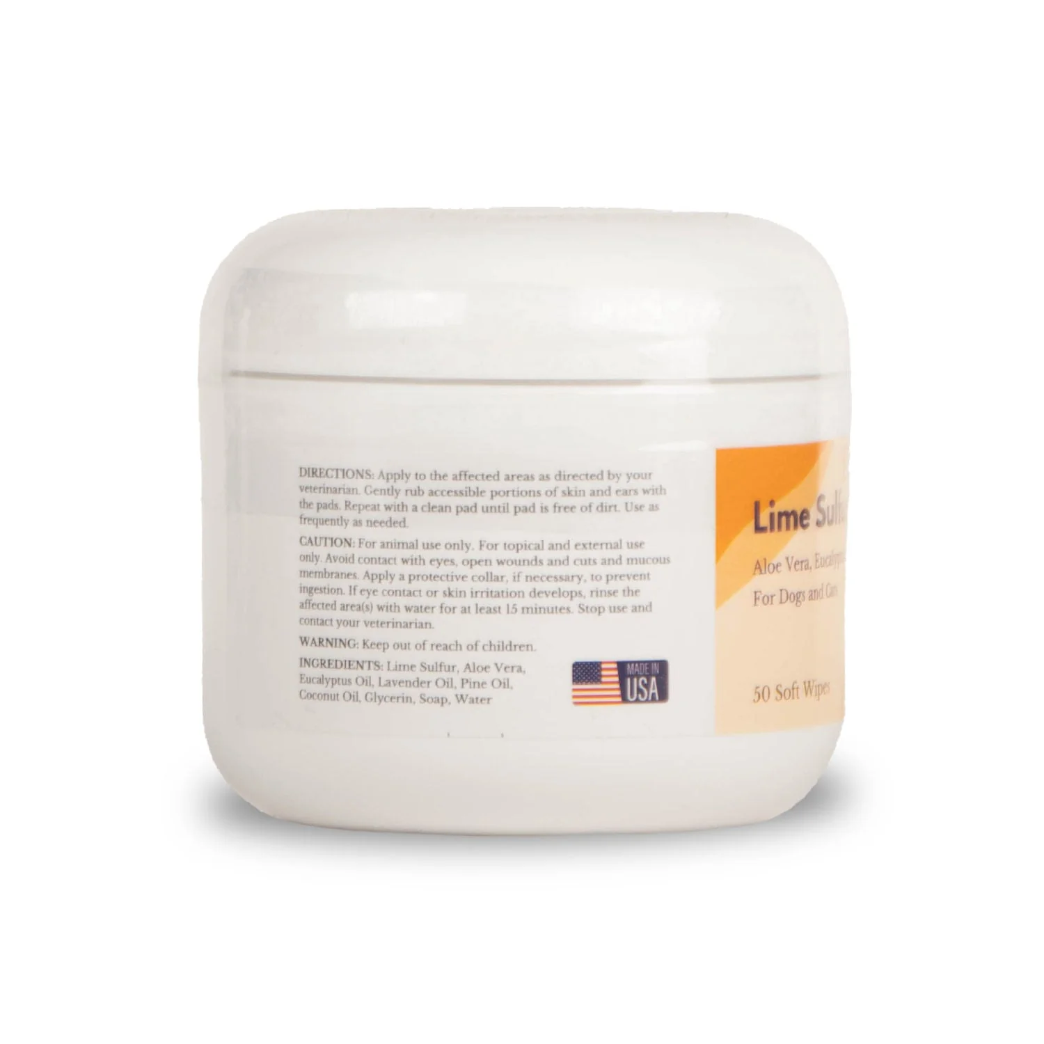 Healthy Paw Life’s Lime Sulfur Wipes (50 ct, 2" Skin Soothe Wipes) - Image 3