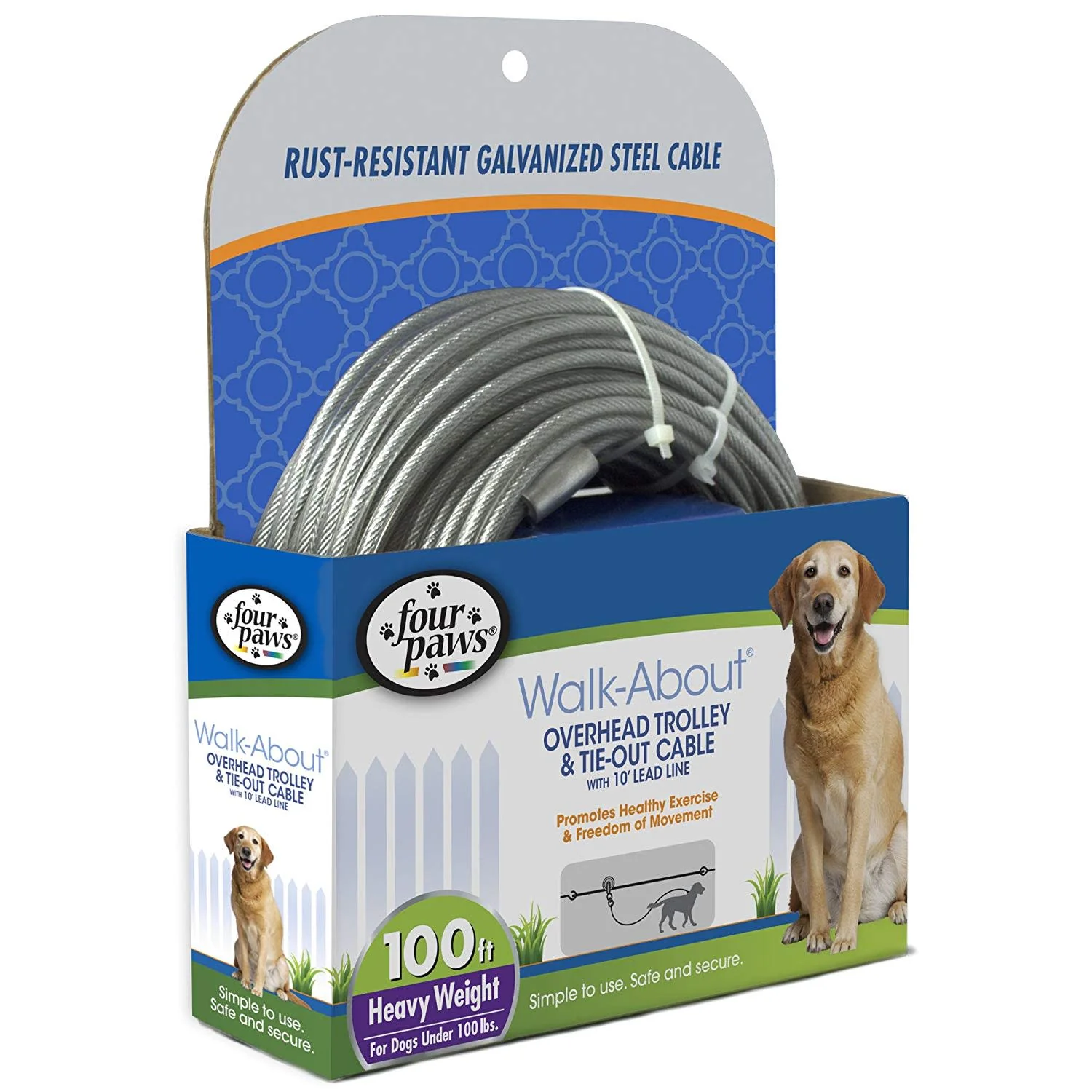 Heavy Weight Dog Trolley Exerciser, Silver - Image 9