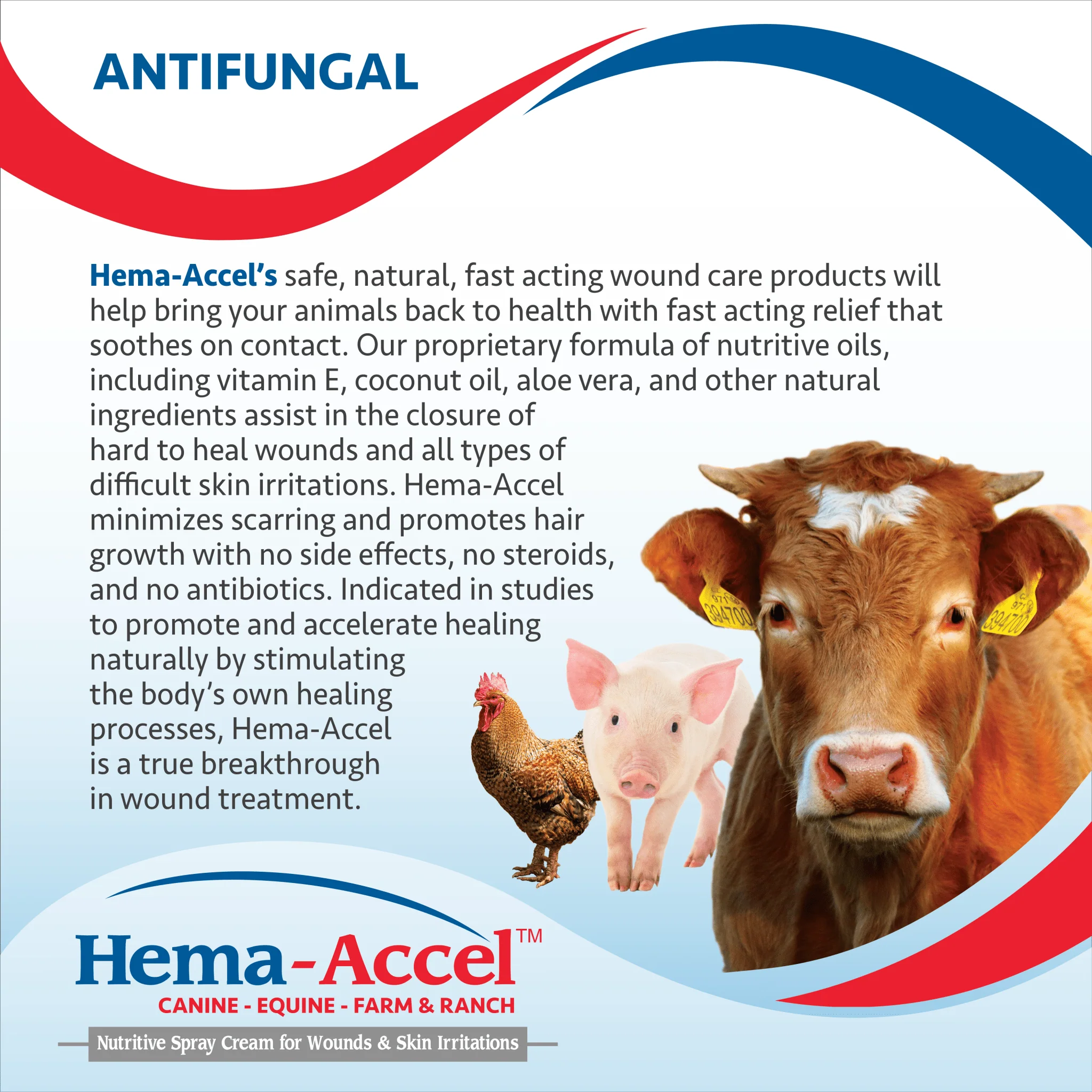Hema-Accel Farm & Ranch All Natural Wound Care Spray, 16 oz - Image 3