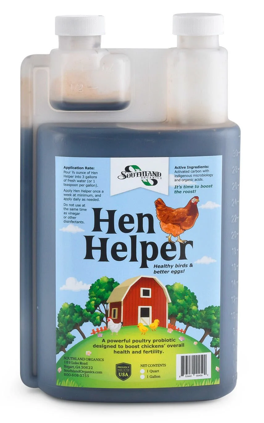 Hen Helper Probiotic and Electrolyte Liquid Supplement for Chickens