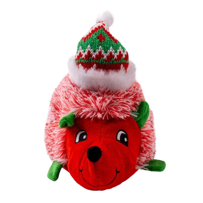 KONG Holiday Comfort Plus HedgeHug Dog Toy with Squeaker, Assorted Colors - Image 11