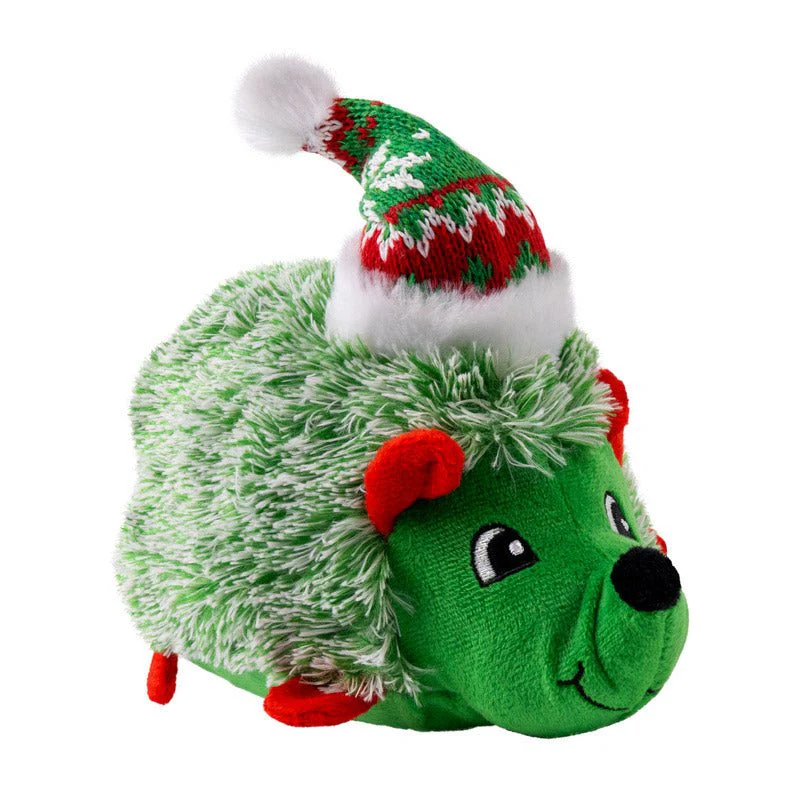 KONG Holiday Comfort Plus HedgeHug Dog Toy with Squeaker, Assorted Colors - Image 2