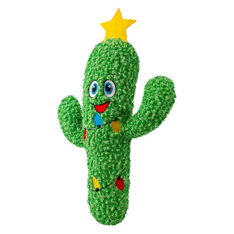 KONG Holiday Kickeroo® Cactus Plush Catnip Crinkle Cat Toy - Image 6
