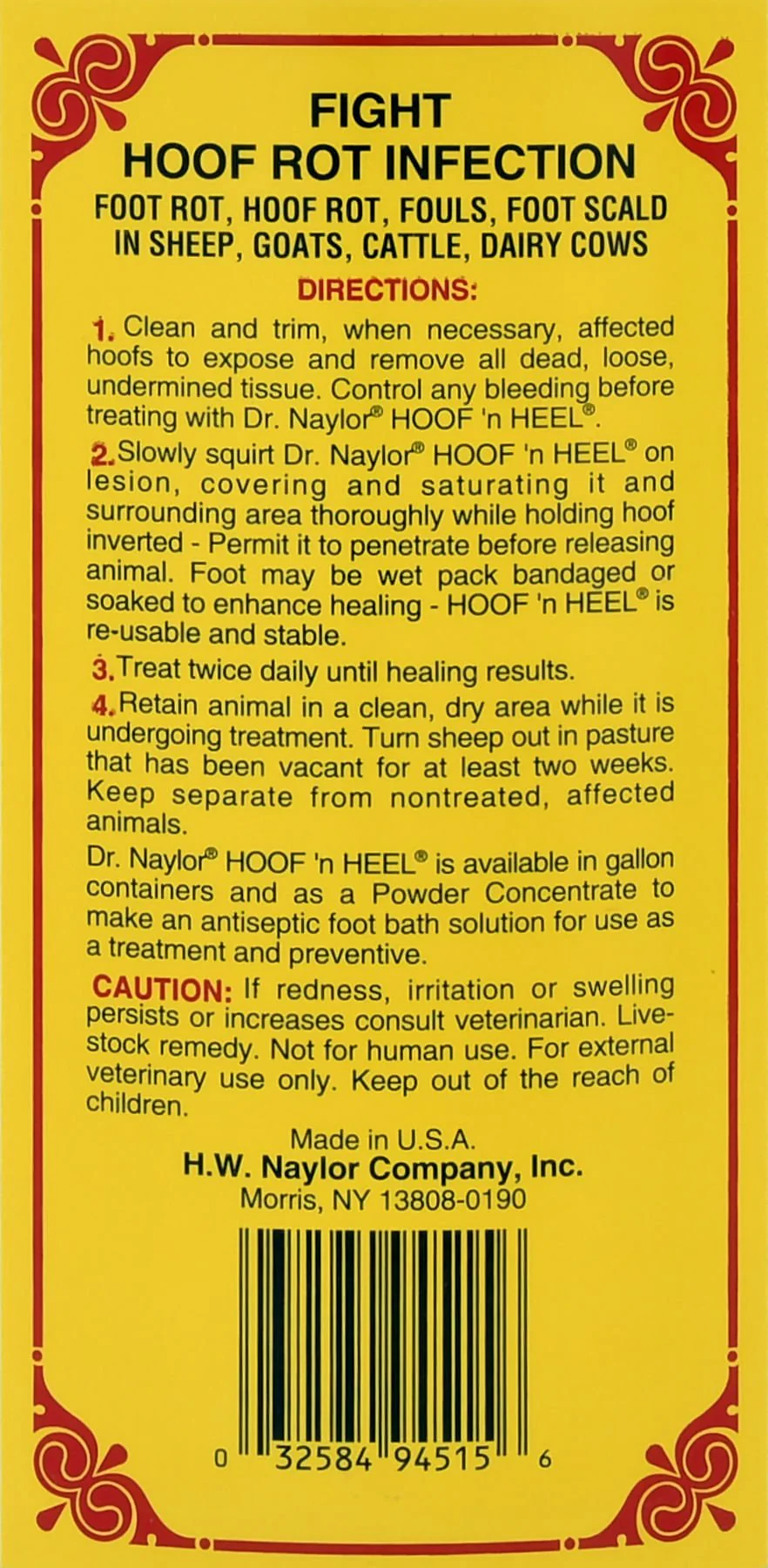 Dr. Naylor Hoof 'n Heel, 16 oz - Image 2
