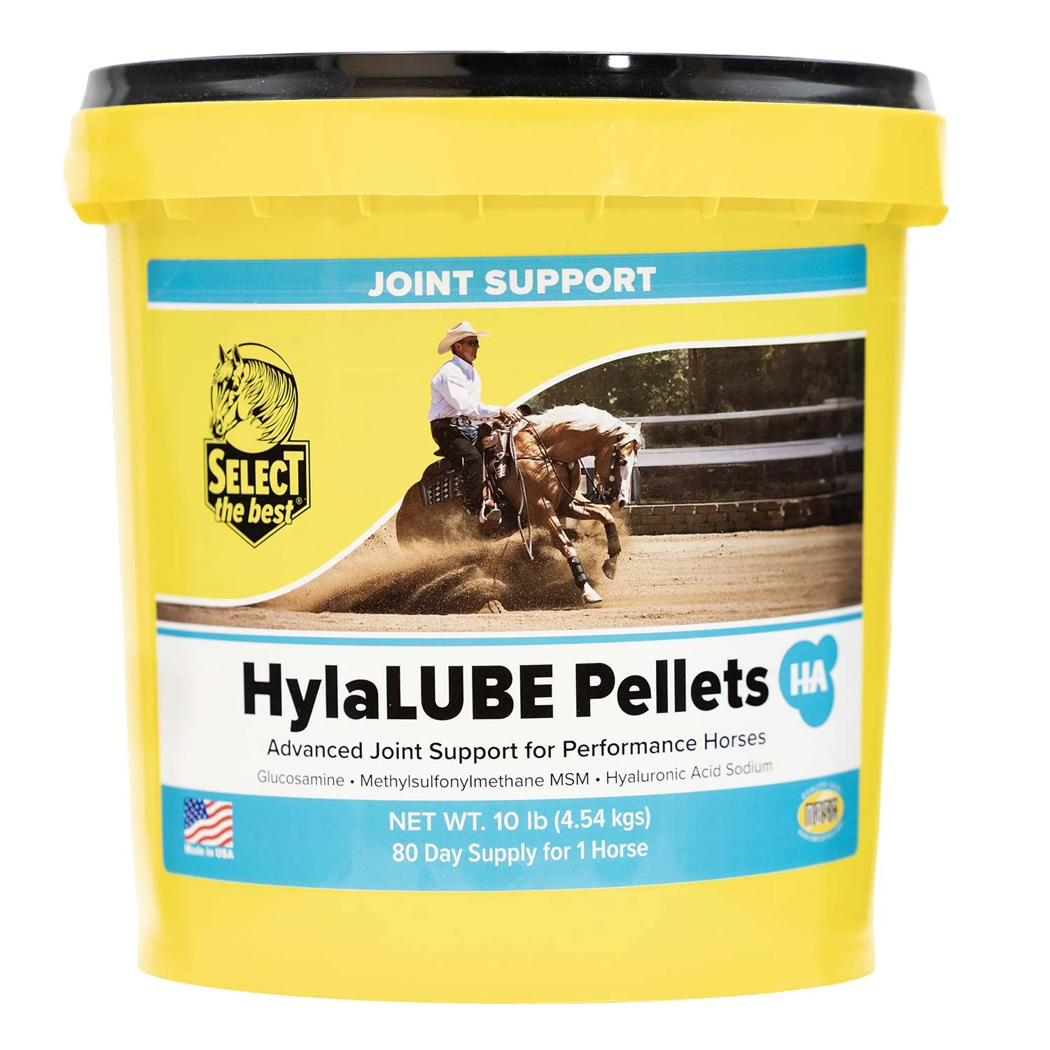 HylaLUBE HA Pellets Joint Supplement for Horses with Glucosamine, MSM & Hyaluronic Acid - Image 3