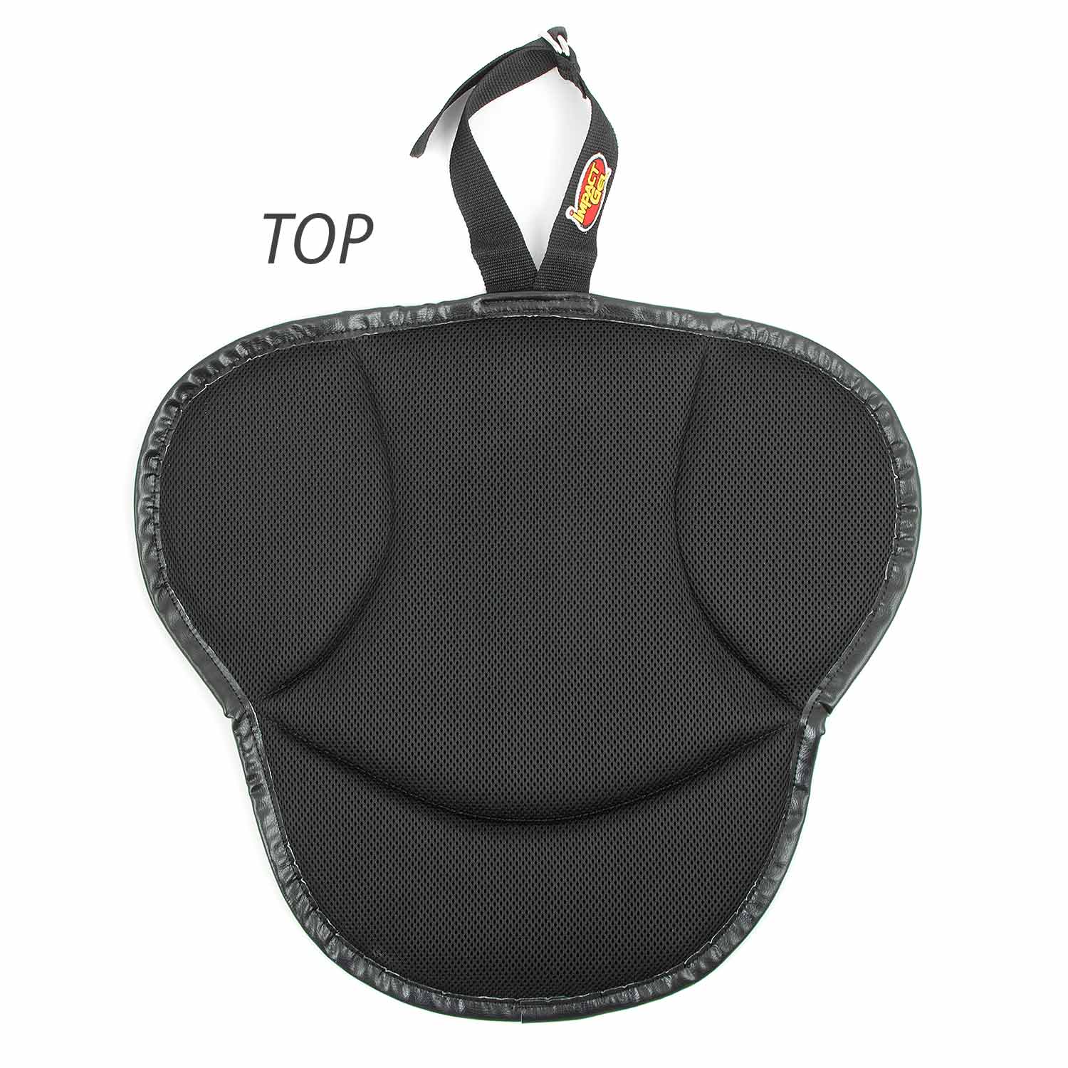 Impact Gel Mesh Seat Saver Horse Saddle Cushion, Black - Image 2