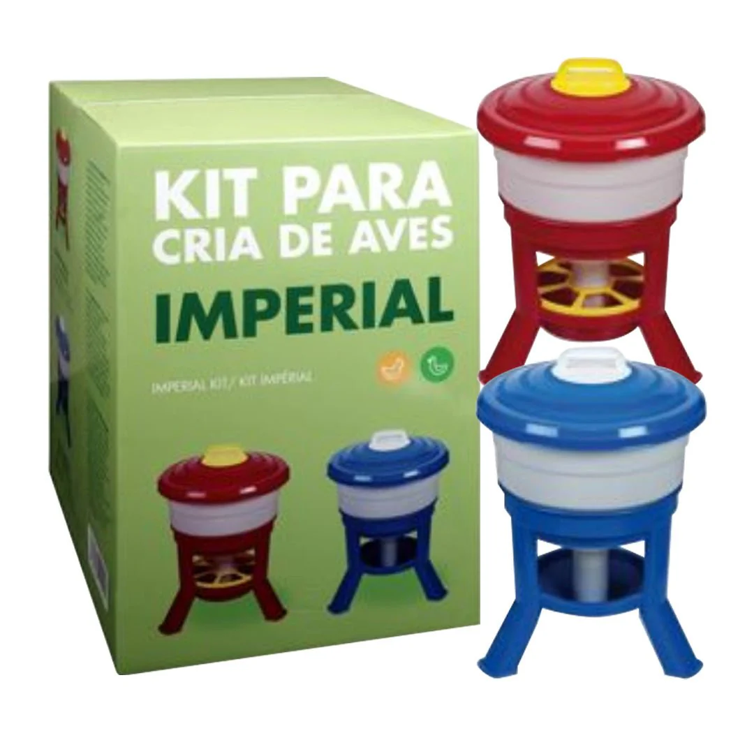 Imperial Kit – 30L Chicken Waterer and 30L Poultry Hopper Feeder Set