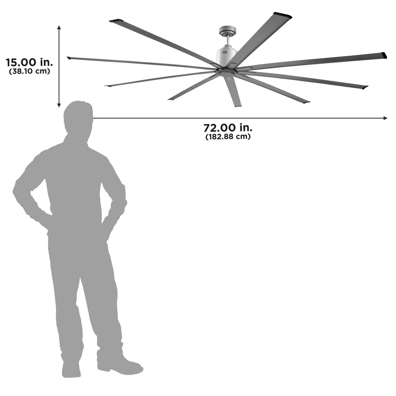 Indoor 6-Speed Ceiling Fan - Image 3
