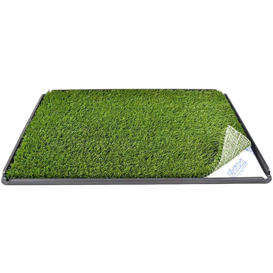 Indoor Dog Potty System, 16" x 24" (Tray, Pad, Grass) - Image 2