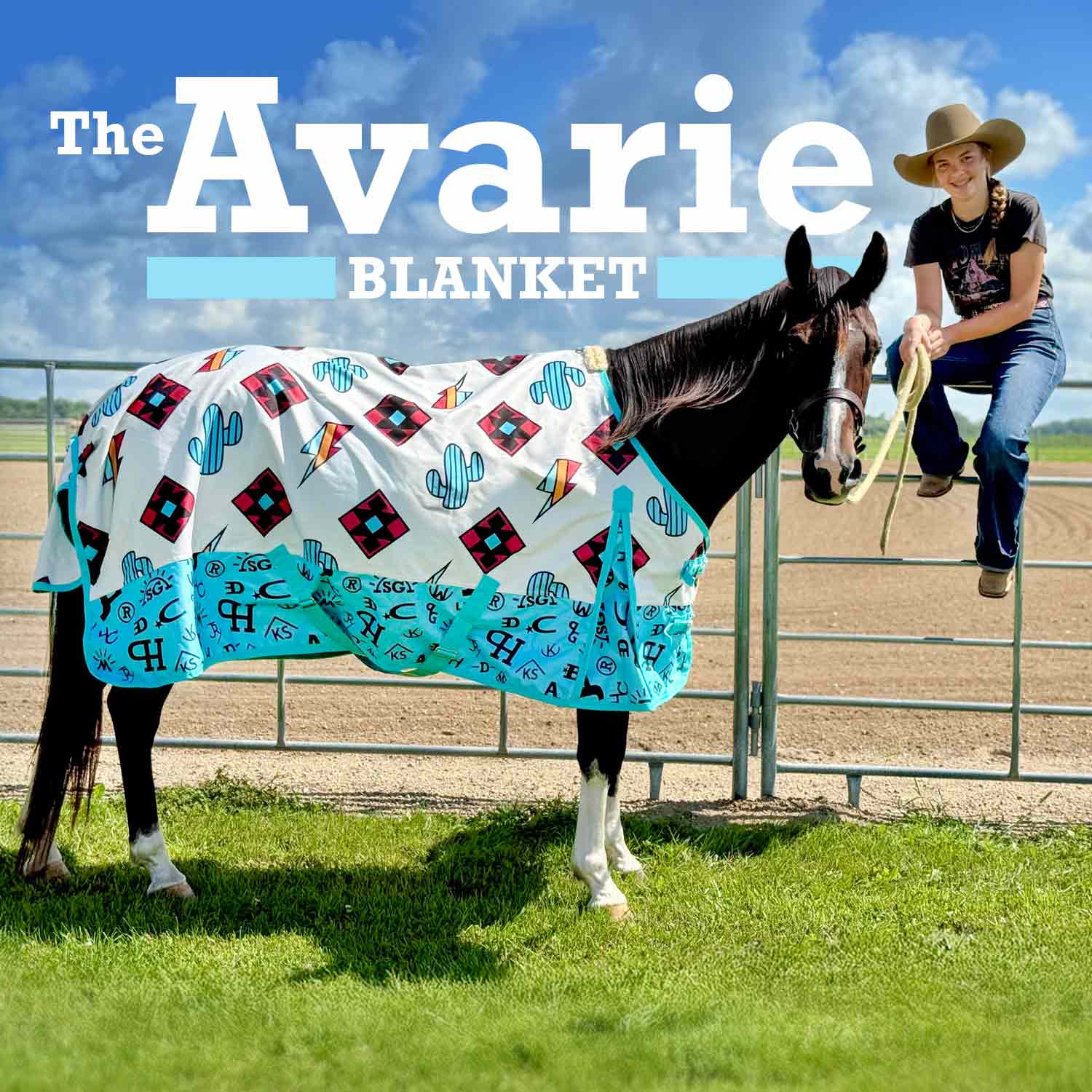 Jeffers Limited Edition "The Avarie" 1200 Denier Economy Plus Standard Neck Medium Weight Horse Turnout Blanket, 240g Fill - Image 2