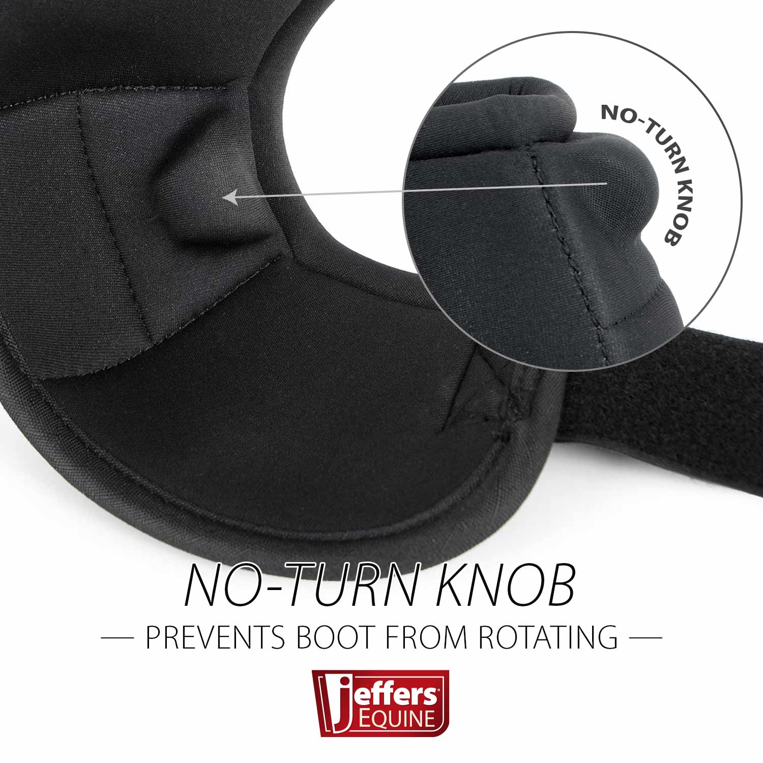 Jeffers No-Turn Bell Boots for Horses, Solid Colors, 2 ct - Image 3