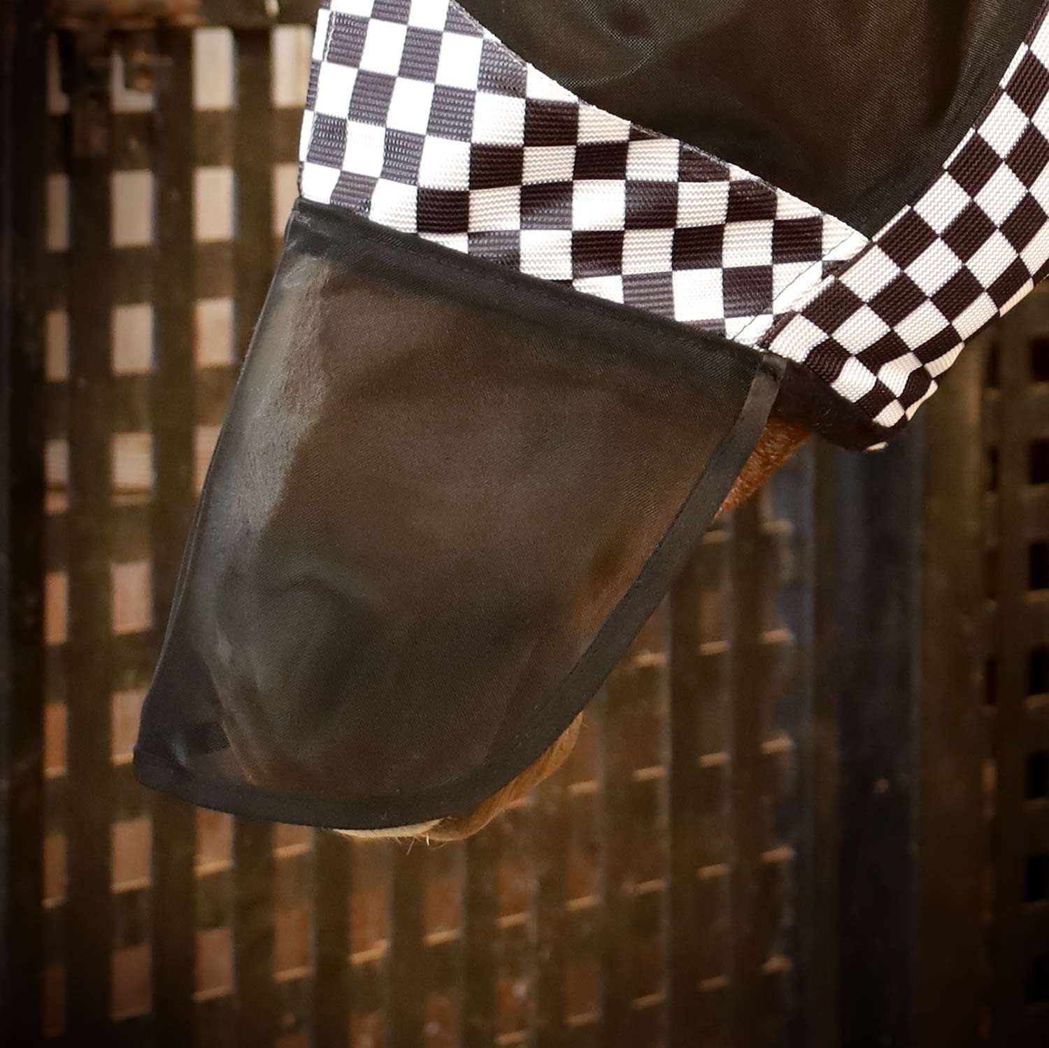 Jeffers Expression Deluxe Mesh Horse Fly Mask with Ears and Nose - Image 3