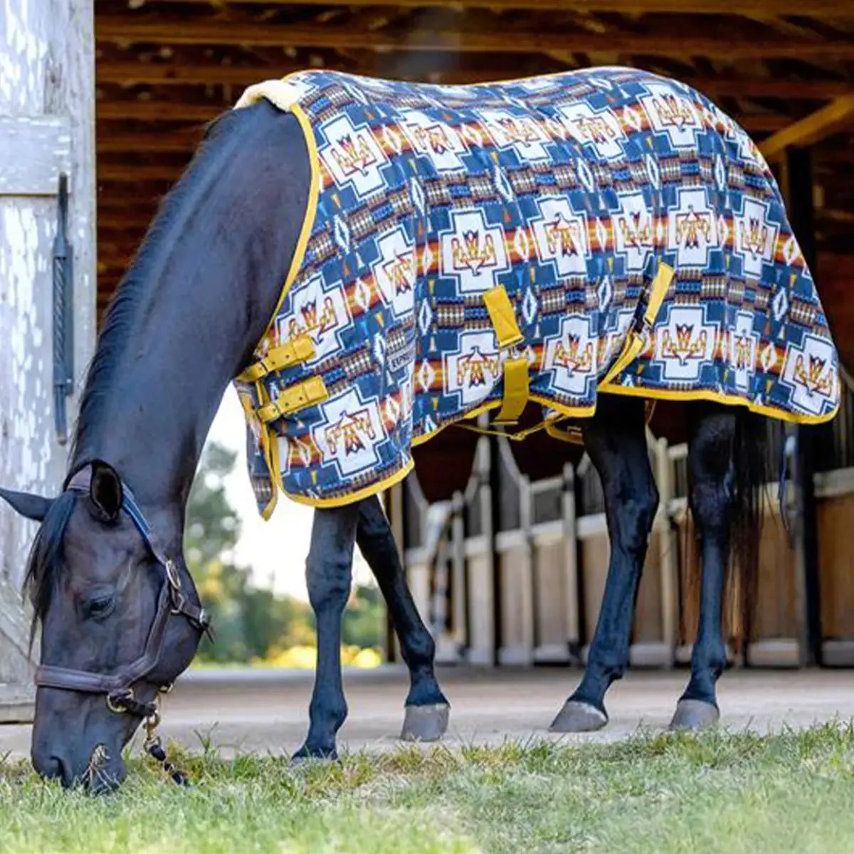 Jeffers Expression Standard Neck Fleece Horse Cooler - Image 15