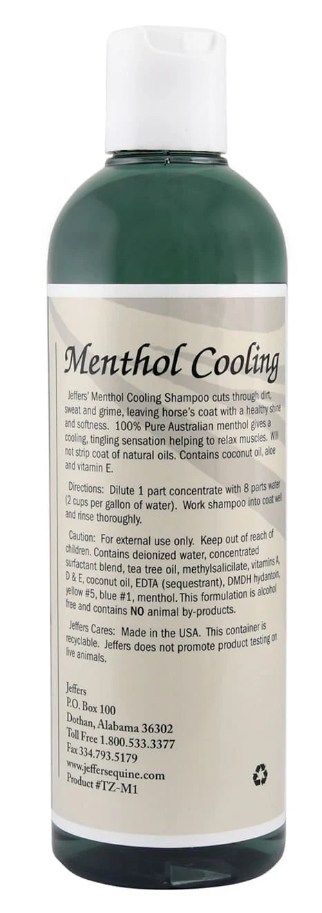 Jeffers Equine Menthol Cooling Shampoo for Horses - Image 4