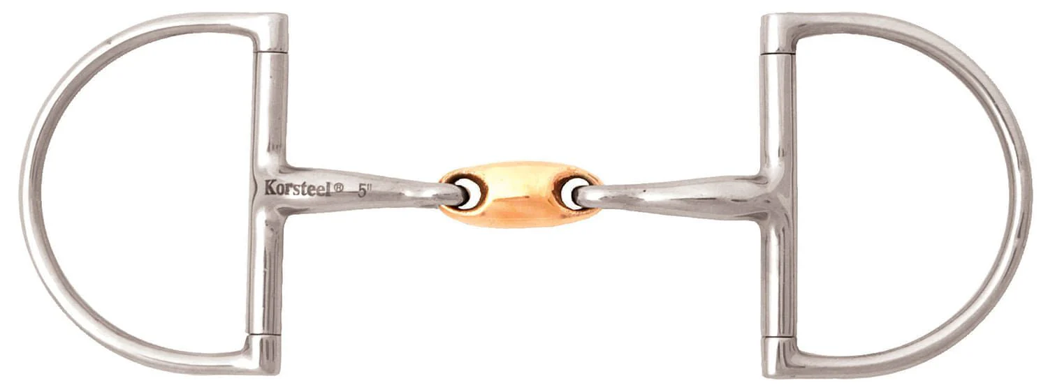 JP Korsteel Copper Link Hunter Dee Snaffle Bit - Image 3
