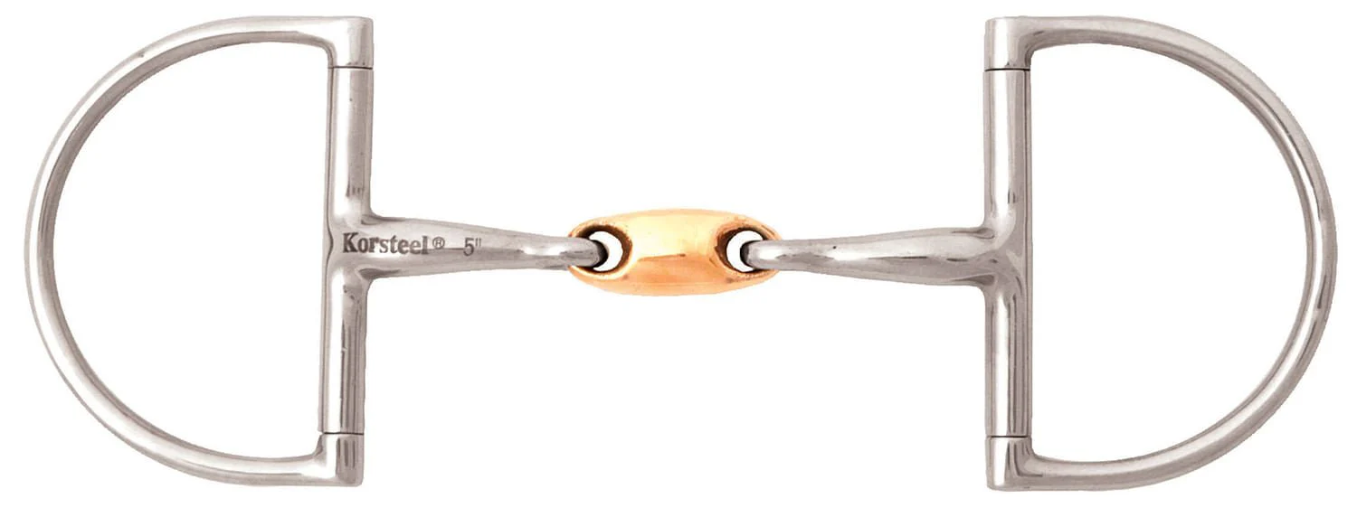 JP Korsteel Copper Link Hunter Dee Snaffle Bit - Image 4
