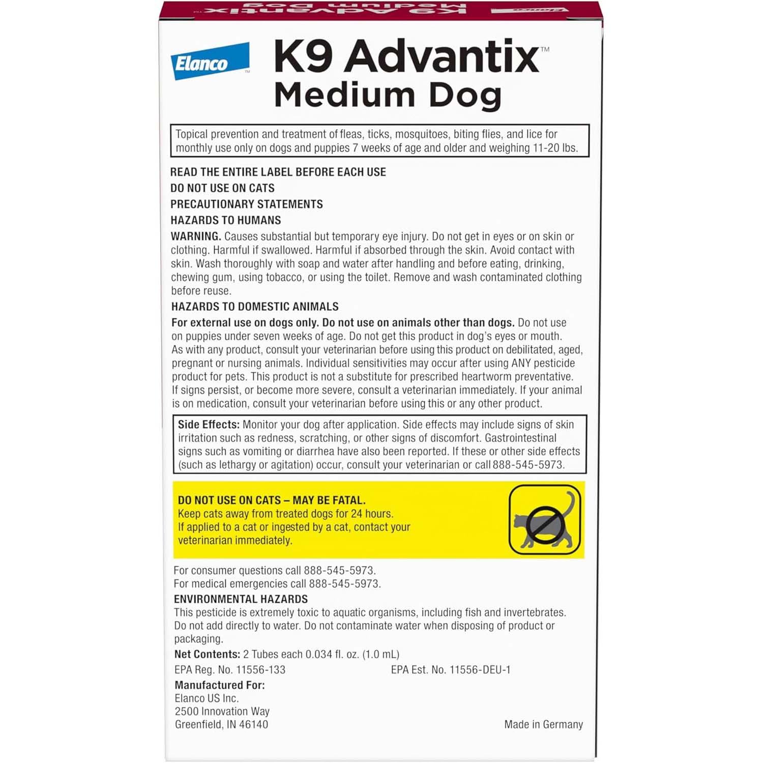 K9 Advantix Topical Flea Treatment for Dogs, 2 pk - Image 15