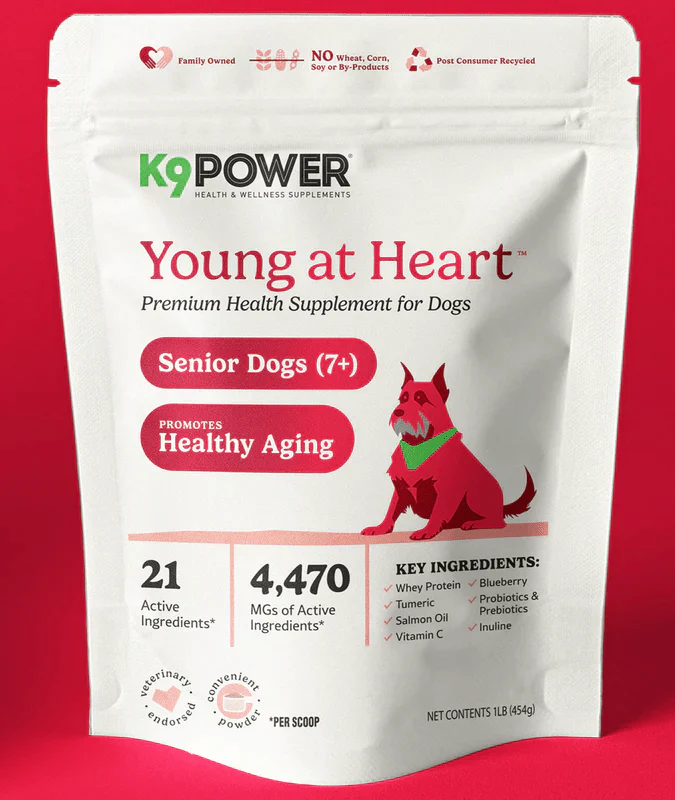 K9 Power Young at Heart Senior Dog Health Formula