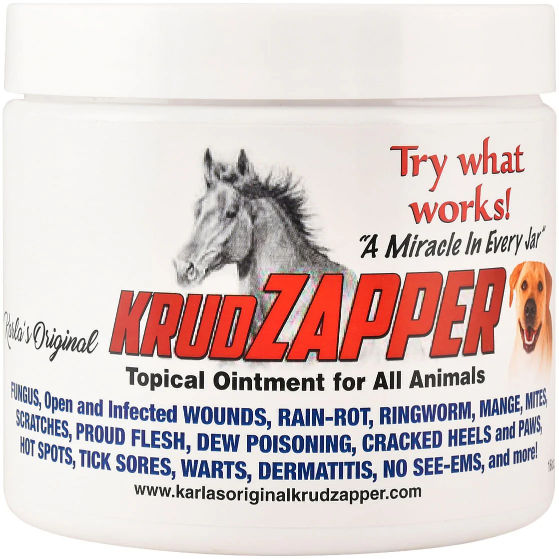 Karla's Original KRUD Zapper Topical First Aid Ointment for Animals - Image 4