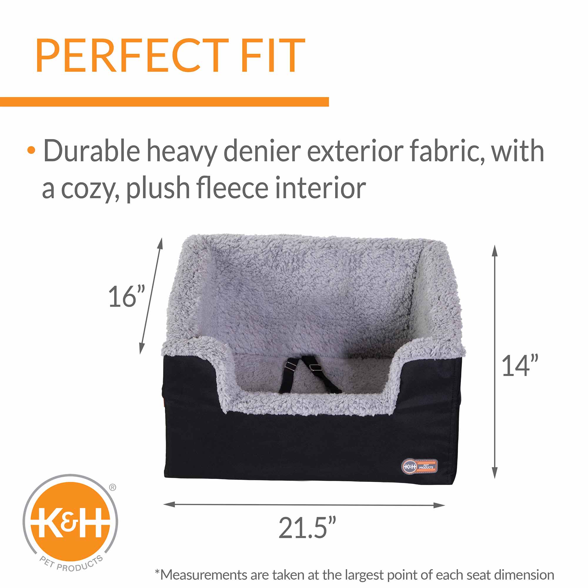 K&H Pet Products Bucket Booster Pet Seat, Rectangle, Knockdown - Image 2