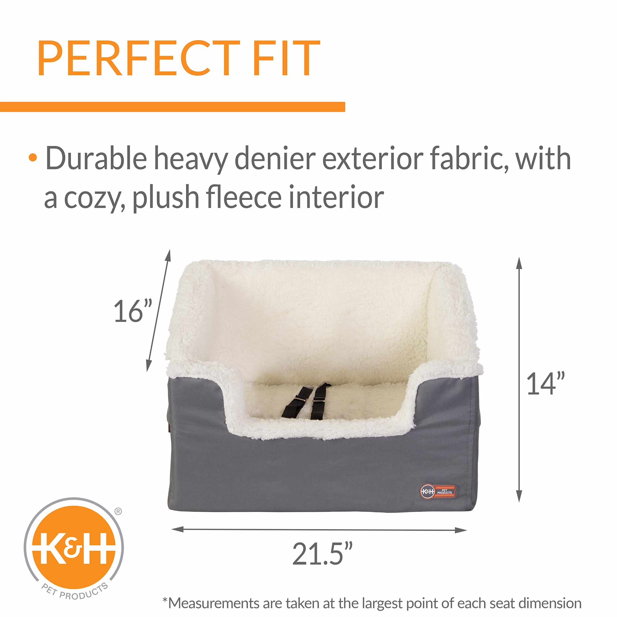 K&H Pet Products Bucket Booster Pet Seat, Rectangle, Knockdown - Image 29