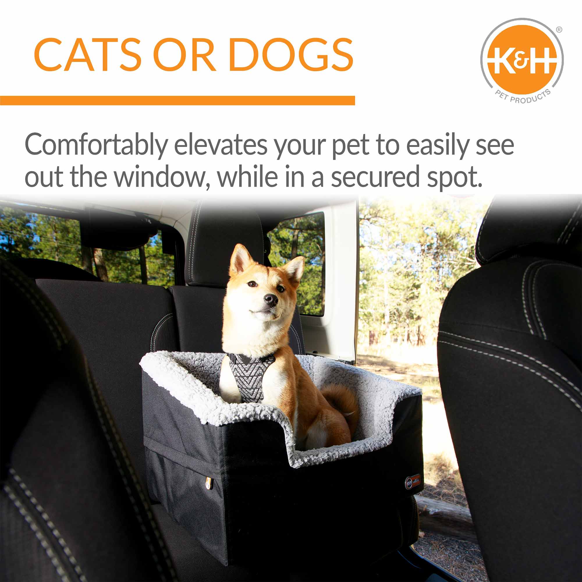 K&H Pet Products Bucket Booster Pet Seat, Rectangle, Knockdown - Image 3
