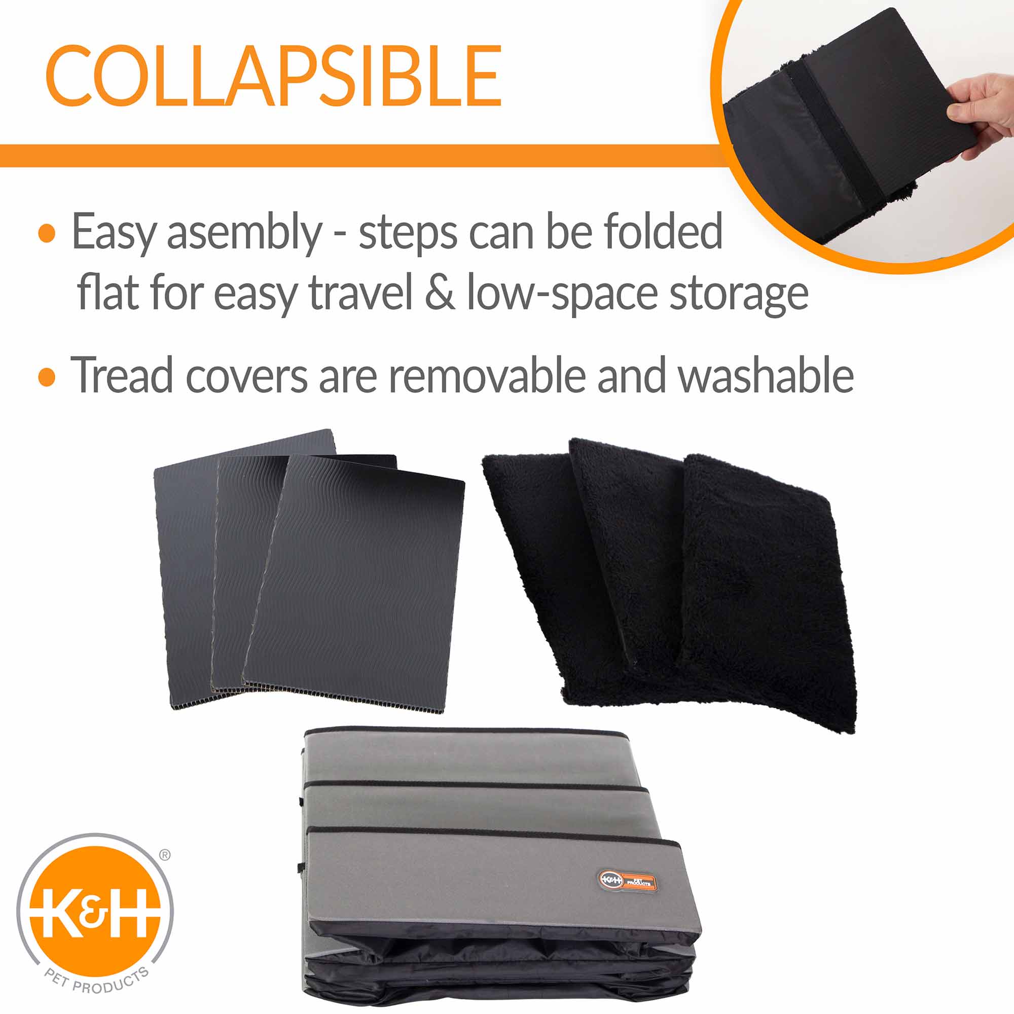 K&H Pet Products - Pet Stair Steps with Storage - Image 4