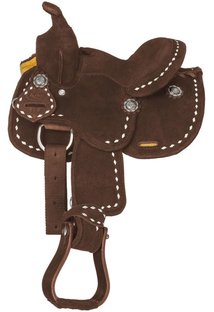 King Series Mini Stratford Suede Barrel Saddle - Image 5