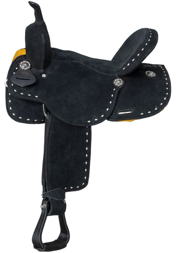 King Series Stratford Suede Barrel Saddle - Image 13