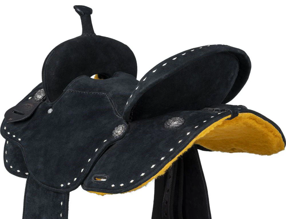 King Series Stratford Suede Barrel Saddle - Image 16