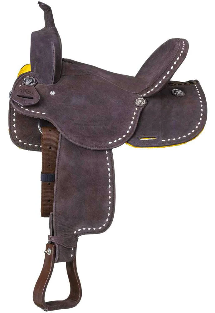 King Series Stratford Suede Barrel Saddle - Image 17