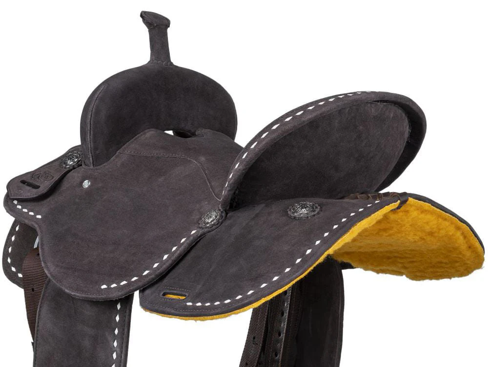 King Series Stratford Suede Barrel Saddle - Image 20