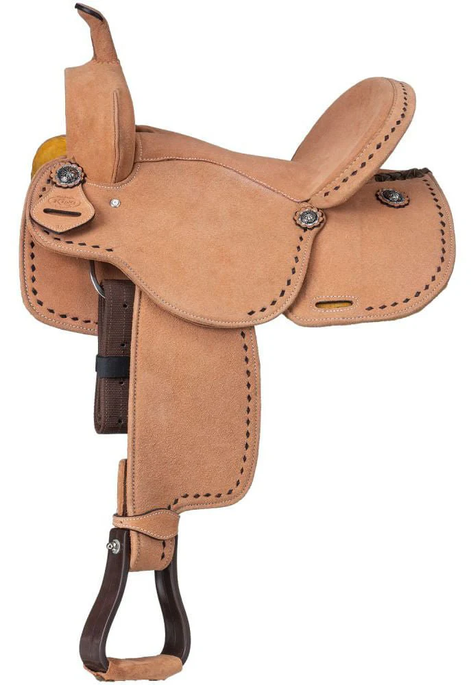 King Series Stratford Suede Barrel Saddle - Image 9