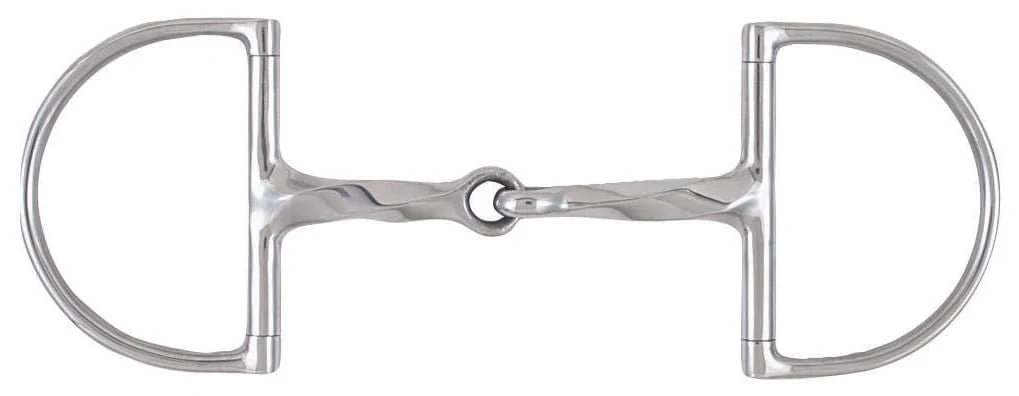 Korsteel Slow Twist Hunter Dee Ring Snaffle Bit - Image 5