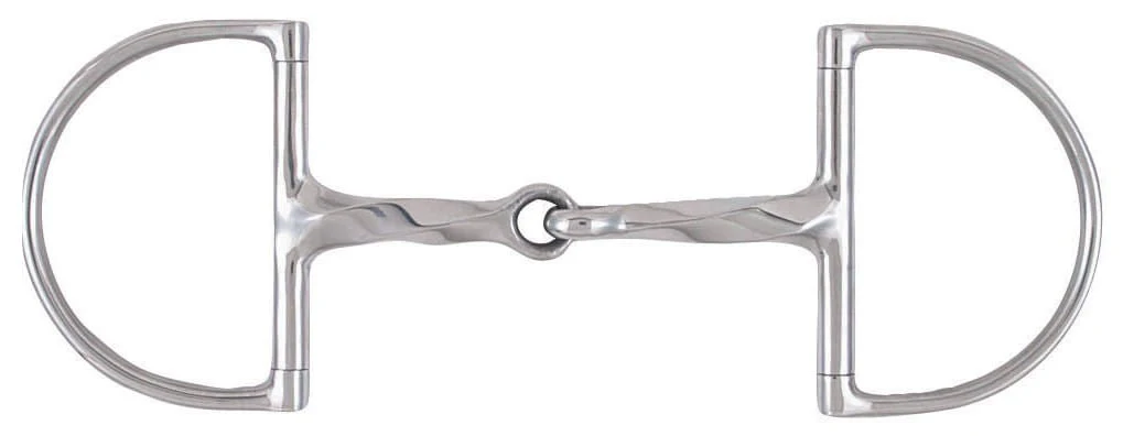 Korsteel Slow Twist Hunter Dee Ring Snaffle Bit - Image 6