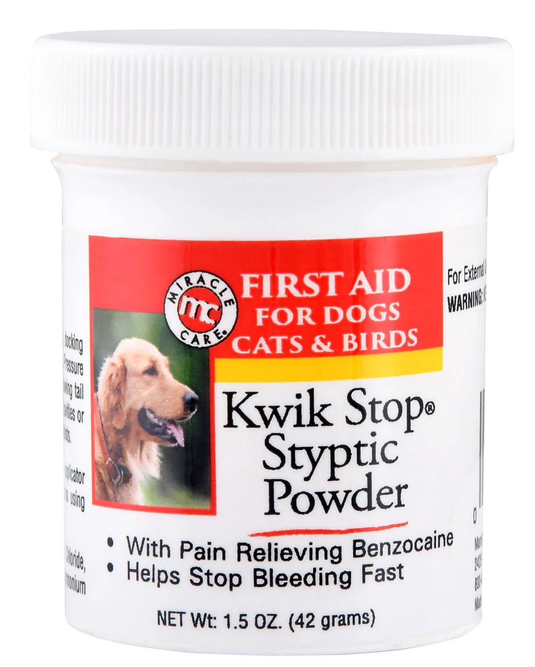 Kwik Stop Styptic Powder for Dogs, Cats, & Birds - Image 5
