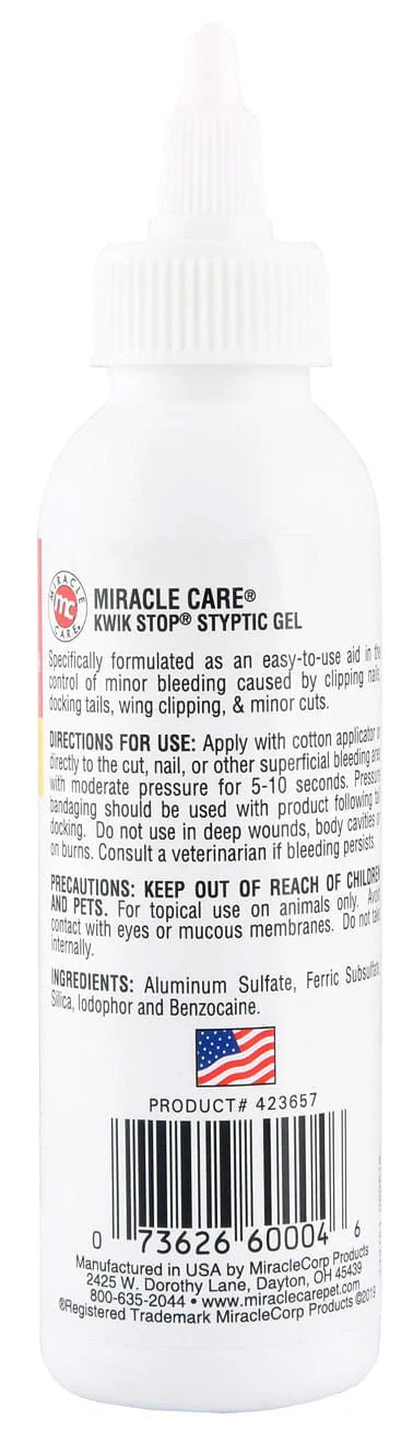 Kwik Stop Styptic Powder for Dogs, Cats, & Birds - Image 7