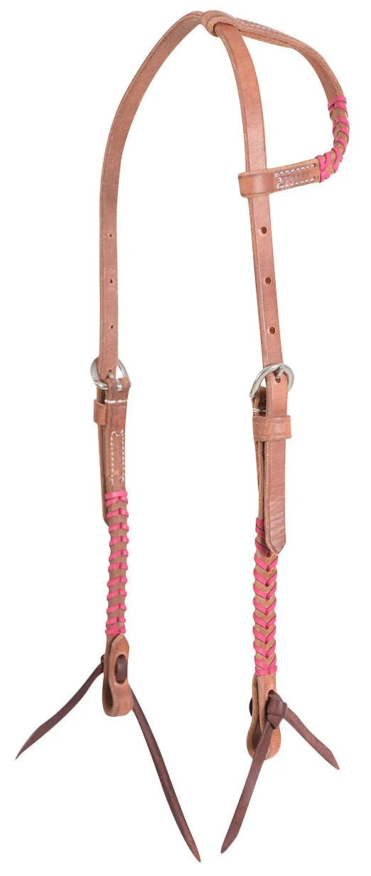 Classic Equine Laced One Ear Headstall, Full - Image 4