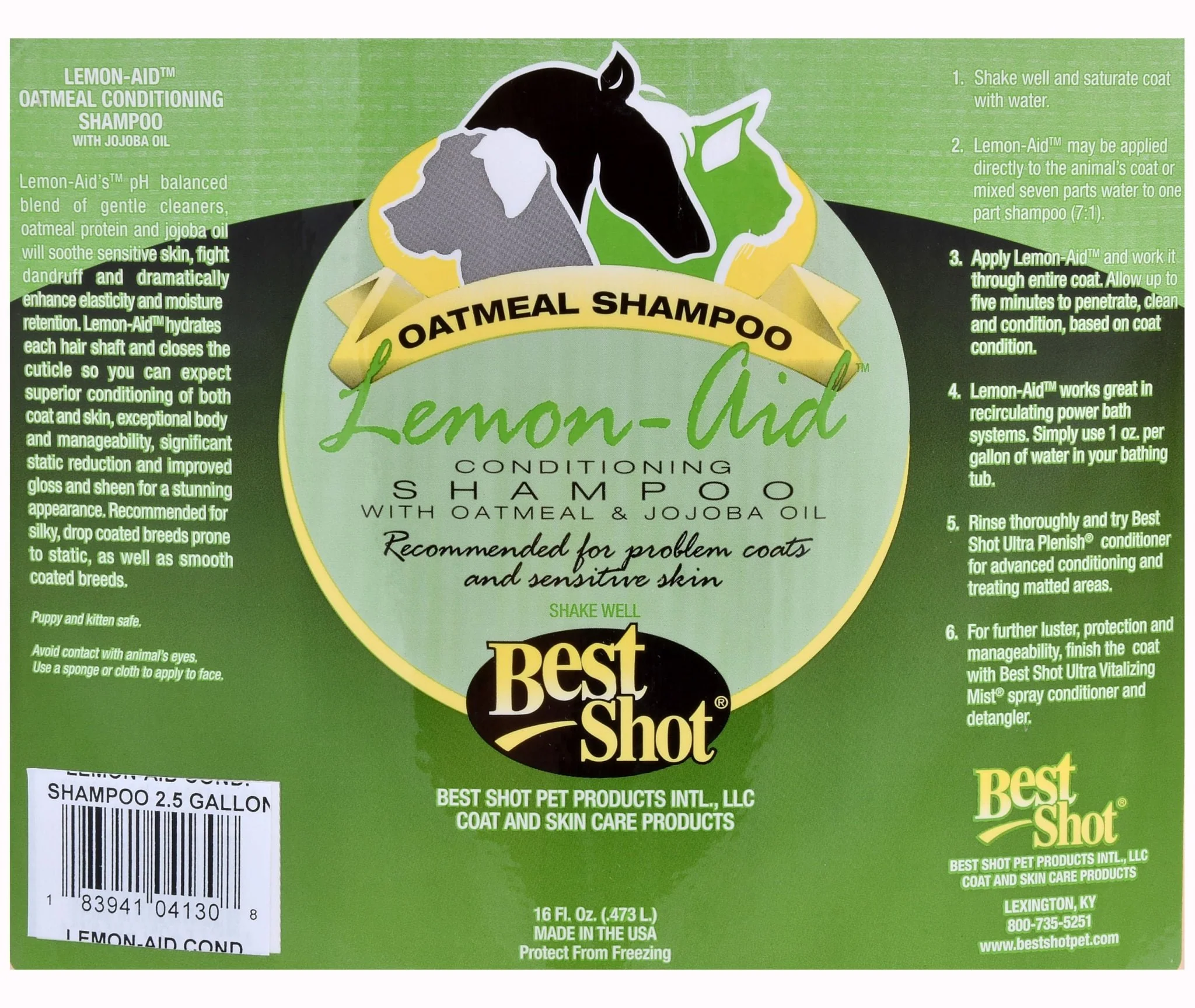 Lemon-Aid Oatmeal Ultra Wash Shampoo - Image 8