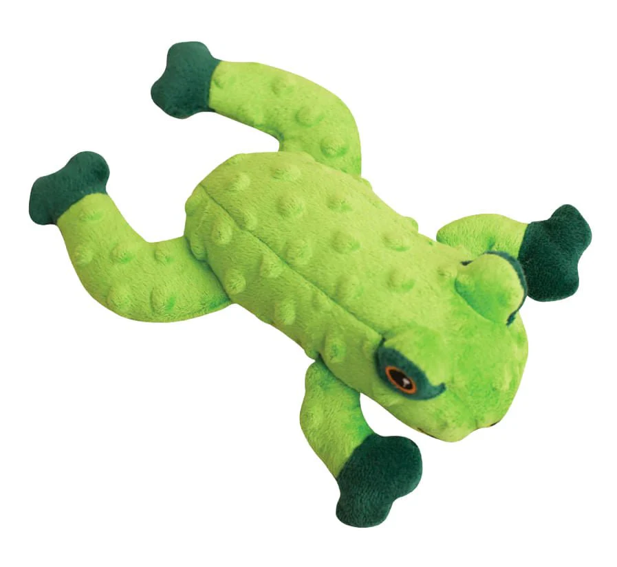 Lilly the Frog Plush Squeaker Dog Toy, 10"