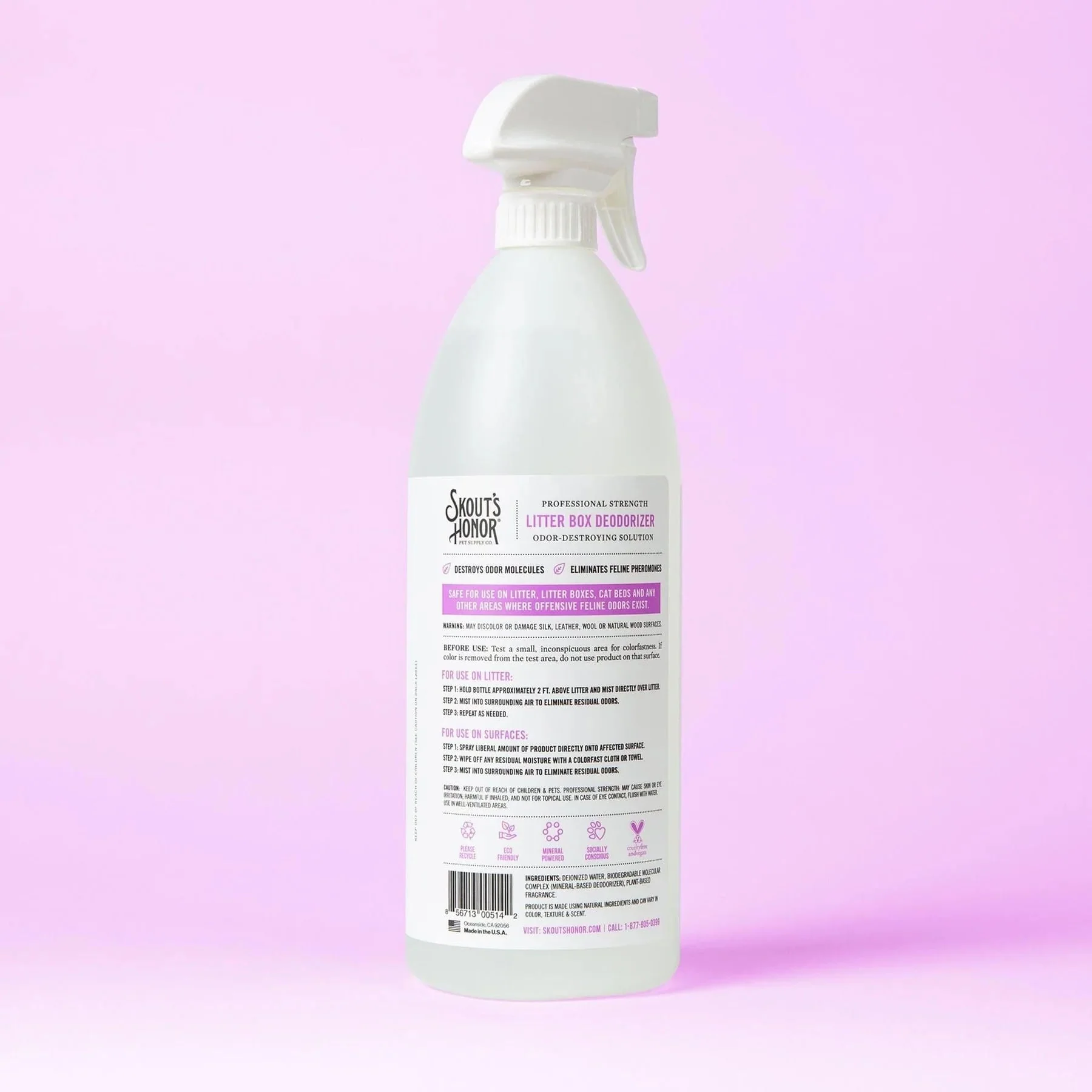 Skout's Honor Litter Box Deodorizer, 35 oz - Image 2