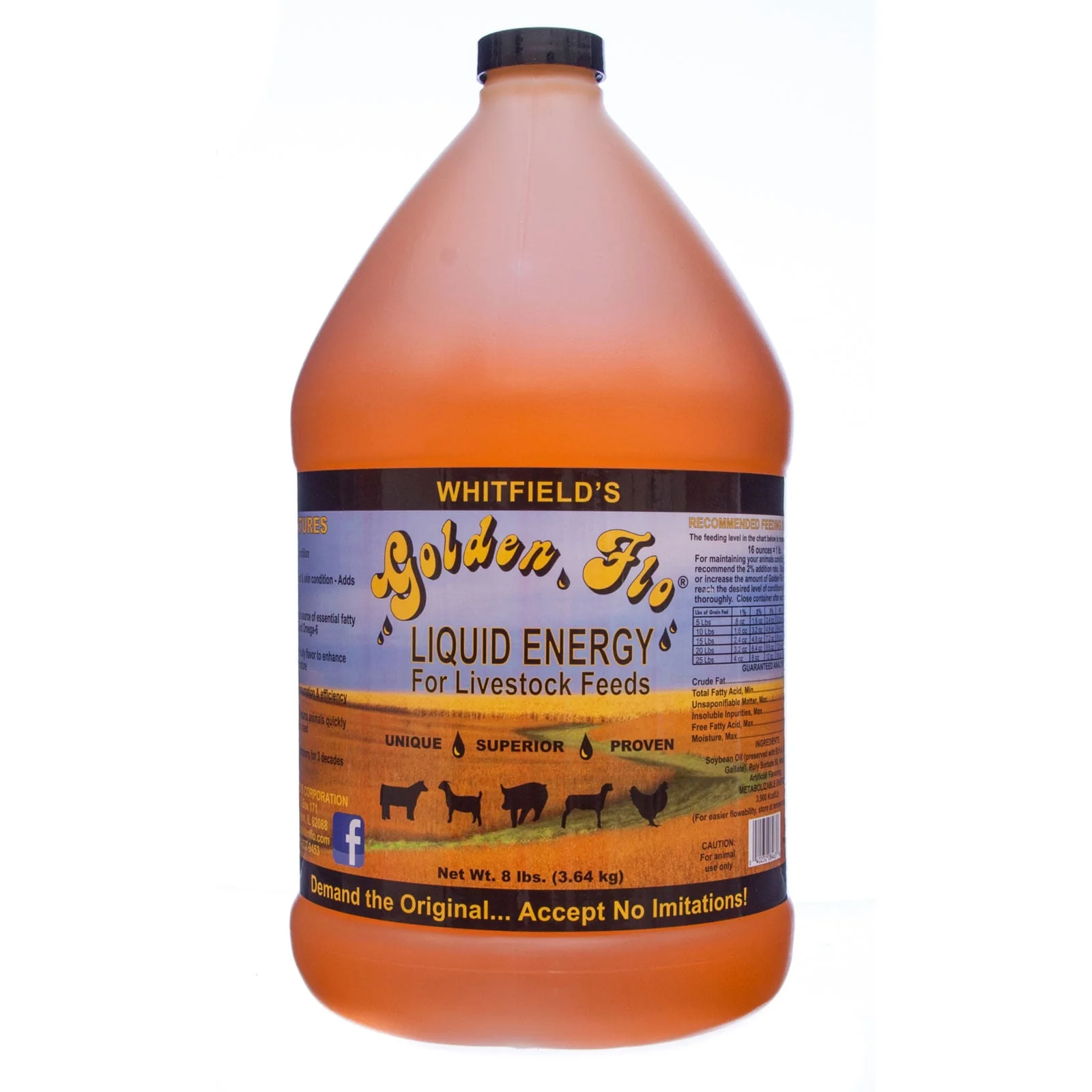 Livestock Golden Flo Liquid Energy, 1 Gallon