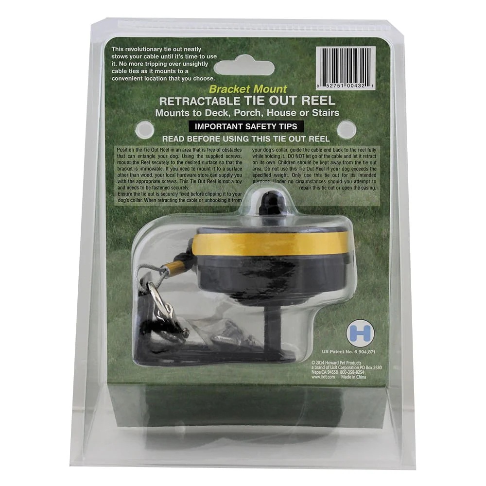 Lixit Bracket Mount Retractable Tie Out Reel for Dogs - Image 10