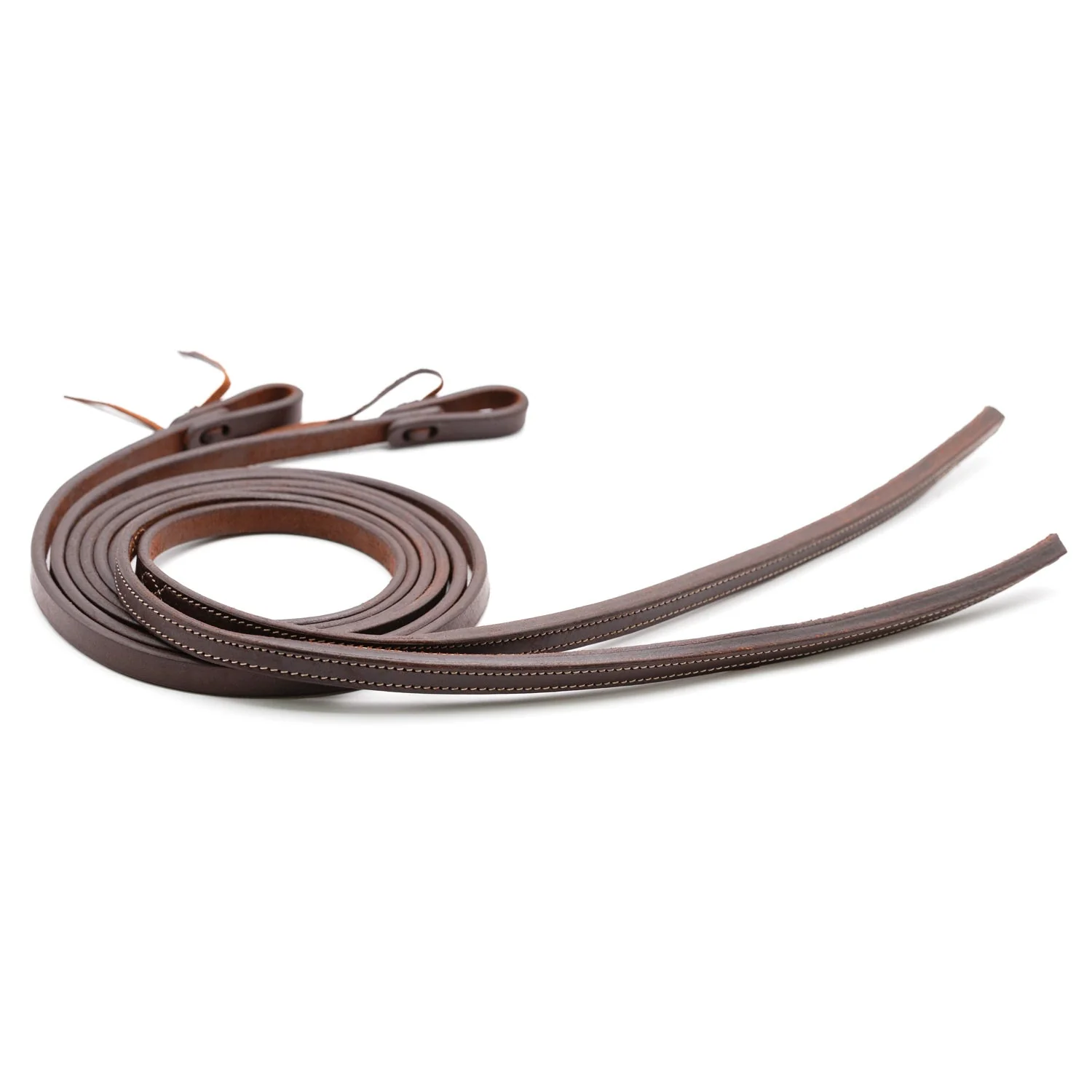 Jeffers LuxeLeather Heavy Oiled Split Reins with Weighted Ends for Horses - Image 2