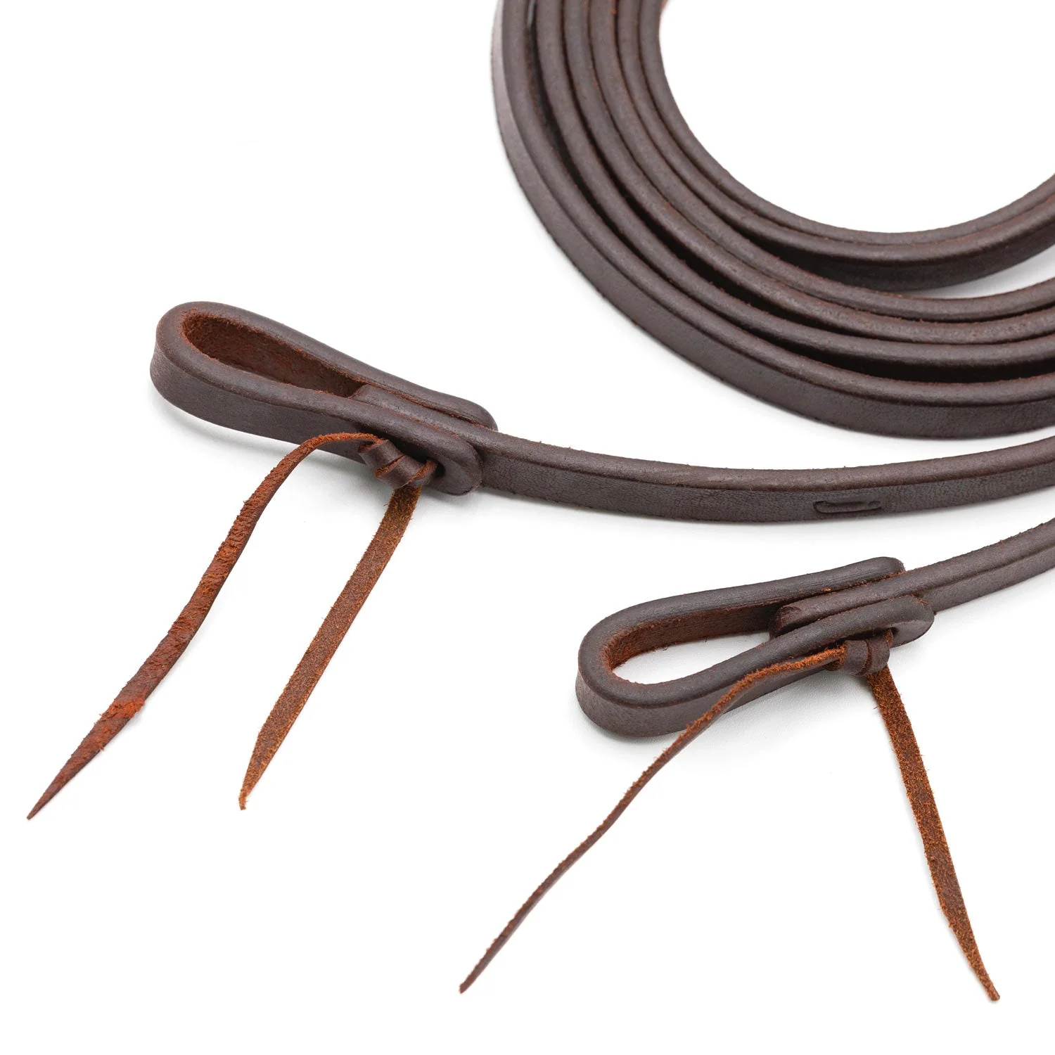 Jeffers LuxeLeather Heavy Oiled Split Reins with Weighted Ends for Horses - Image 5