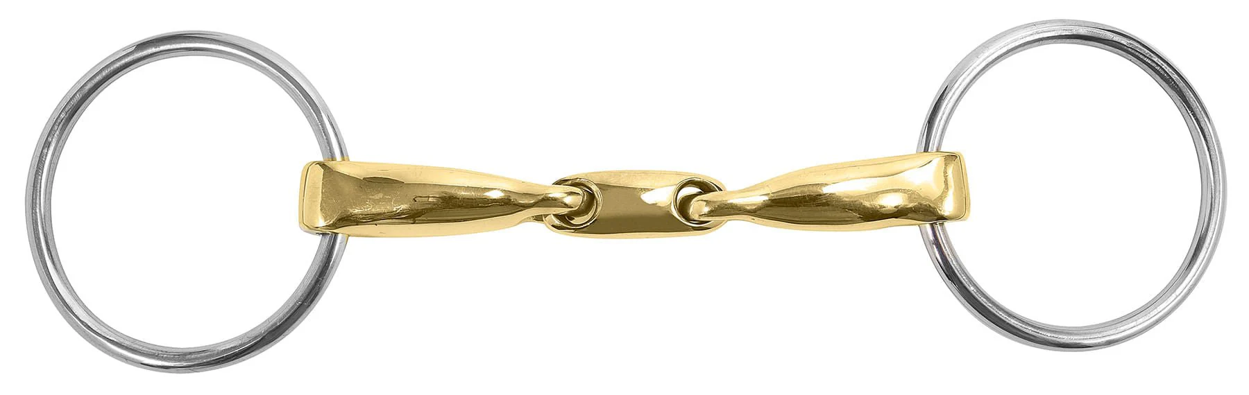 M Toulouse Curved Mouth 16mm Loose Ring Snaffle with Lozenge - Image 4