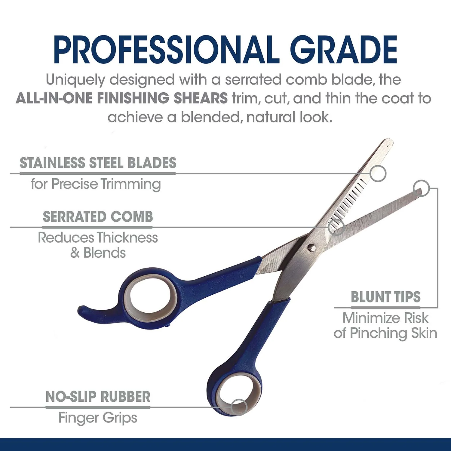 Magic Coat Professional Series All-in-One Finishing Grooming Shears - Image 4